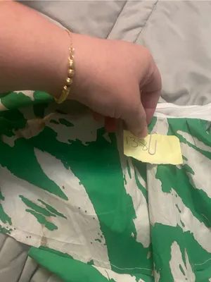 Flying Tomato green and White Lightweight Blouse thumbnail 12
