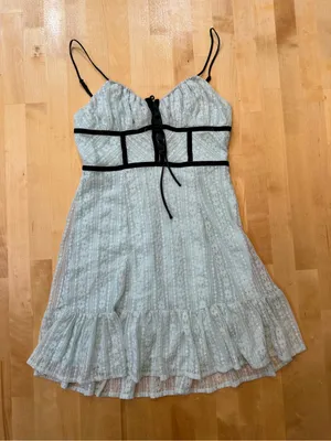 Urban Outfitters Silvana Lace Babydoll Coquette Cami Mini Dress thumbnail 1