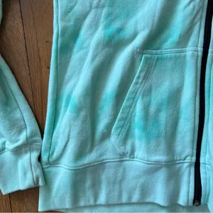 Mint Tie Dye Hoodie VSPINK Sz S thumbnail 2