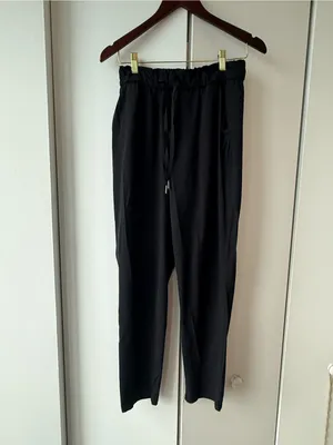 Lululemon Women’s Black Drawstring Jogger Pants thumbnail 3