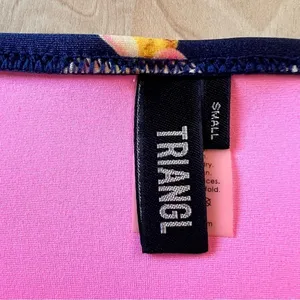 TRIANGL Navy Confetti Garden‎ Neoprene Bikini Bottom Size Small thumbnail 5