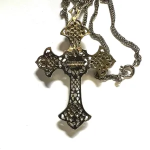 Sarah Coventry crusader cross pendant necklace thumbnail 7