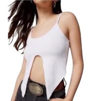 2276 | Urban Outfitters Crusada Flyaway Cami Top White S Y2K Coquette Romantic thumbnail 1