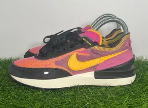 Nike Waffle One Active Fuchsia Yellow Black Women’s Size 5.5 thumbnail 1