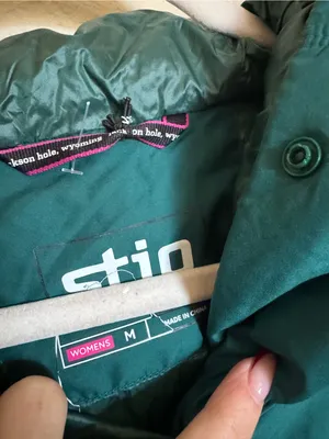 Stio East Butte Insulated Puffer Jacket Sz M Teal Green Outdoor Winter Hood thumbnail 3
