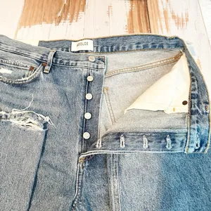 AGOLDE 90’s Pinch Waist High Rise Straight Button Fly Jeans Size 31 Endless thumbnail 7