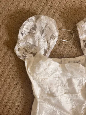 Fortunate One White Mini Dress thumbnail 4