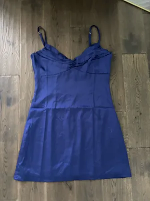 Beginning Boutique Homecoming Dress Navy thumbnail 1