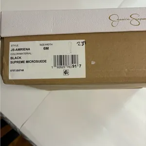 Jessica Simpson Amriena Over the Knee Boots Black Size 6 Stiletto Heel New thumbnail 8