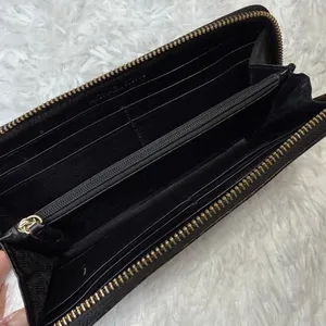 Michael Kors Black Canvas Wallet thumbnail 6