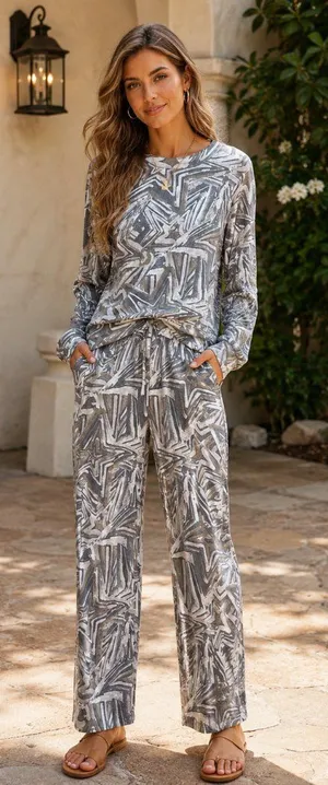 n:Philanthropy Dream Sweatshirt and Jogger Comfy Casual Lounge Set thumbnail 1