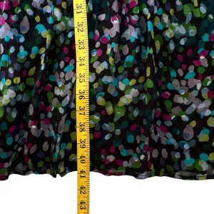 Anthropologie Womens Floral Peasant Maxi Skirt Size L Tiered Boho Hippie Flowy thumbnail 5