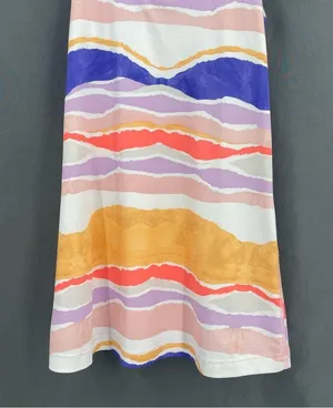 Lululemon Cool Racerback Beacher Stripe White Iris Flower Tank Top thumbnail 5