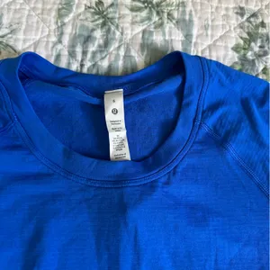 Lululemon Swiftly Tech Long Sleeve Shirt 2.0 Race Length Blazer Blue Tone 6 NWT thumbnail 5
