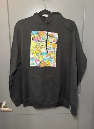 Black Hoodie - 90s Cartoons thumbnail 1