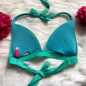 Victoria's Secret Rhinestone Halter Swim Top thumbnail 3