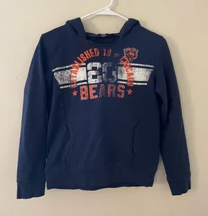 Chicago Bears NFL team apparel hooded sweater‎ women's casual comfortable sports thumbnail 1