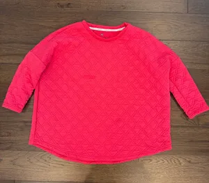 Tuckernuck Sport Azalea Ally Quilted Swing Sweatshirt Size M/L - C67-049 thumbnail 1