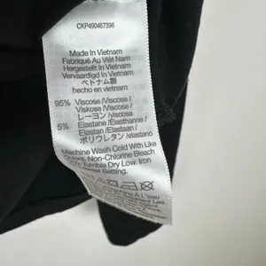 Madewell Side Cinch Long Sleeve Polo Top Stretch Jersey Knit Black XXS NWT thumbnail 8