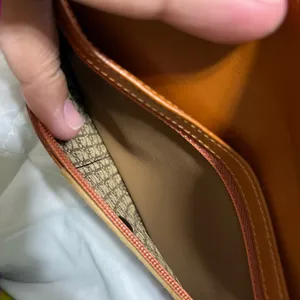 Christian Dior Brown Leather & Suede Wallet thumbnail 5