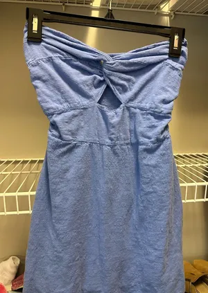 strapless dress Blue thumbnail 1