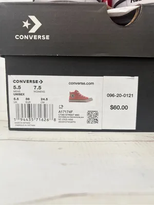 Converse Chuck Taylor All Star Unisex 5.5 M/ 7.5W Lace-Up High-Top Sneakers NIB thumbnail 9