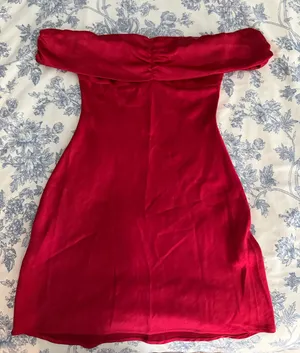 Princess Polly Red Satin Dress Mini thumbnail 1
