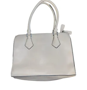 G by Guess Los Angeles White Faux Leather Purse Crossbody Tote thumbnail 6