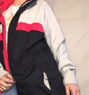 Helly Hansen RED BLACK + BEIGE WINDBREAKER JACKET thumbnail 2