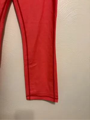 Lululemon Athletica Size 10 Coral Pink Cropped Yoga Leggings Capri Pants thumbnail 6