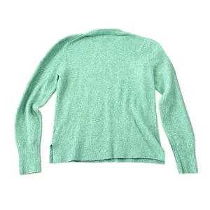 J. Crew Mint Green Wool Blend Extra-Soft Crewneck Sweater Minimalist Size Medium thumbnail 8