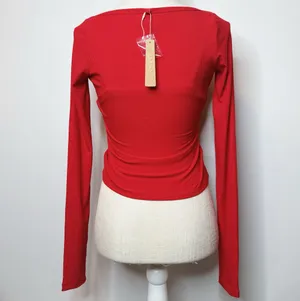 NWT Skims Soft Lounge Lace Long Sleeve Button Up Top thumbnail 4
