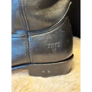 Frye Campus 14L Black Leather Tall Riding Boots Made in Spain 77070 Womens 6 M thumbnail 3