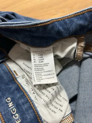 American Eagle Size 4 long hi rise jegging skinny jeans thumbnail 9