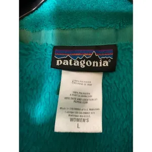 Patagonia Retool Snap T Fleece sweatshirt pullover teal women's size large thumbnail 4