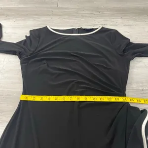 American Living Black White Midi Dress Size 10 Stretch Cocktail Career Party thumbnail 8