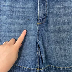 Vintage Merona women’s medium wash blue denim fit 1 100% cotton jean‎ shorts 4 thumbnail 3