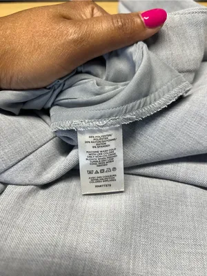 Ann Taylor Side Zip Straight Pants Gray Size 8 Curvy Fit Bi-Stretch thumbnail 9
