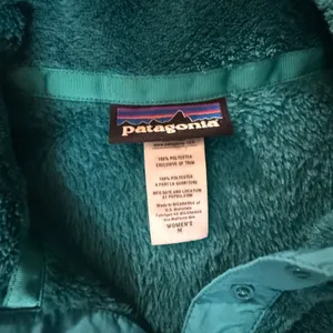 Patagonia‎ Re Tool Snap T Fleece Women M Green Blue Polartec Pullover thumbnail 4