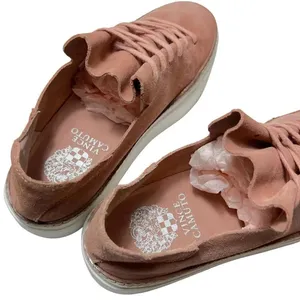 Women’s Vince Camuto Mauve Colored Leather Raiza Platform Sneakers thumbnail 6