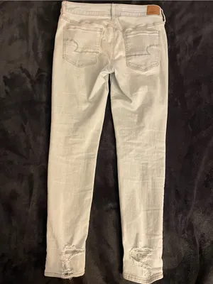 American Eagle Super Stretch X Distressed Skinny Jeggings thumbnail 2