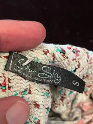 Blue Sky Skirt Womens Small Multi Floral Peasant Elastic Waist Mini Boho thumbnail 6