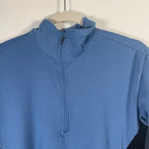 Patagonia R1 Polartec Regulator 1/4 Zip Pullover Fleece Blue Black Womens Small thumbnail 4