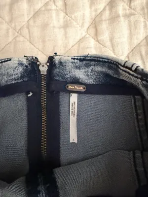 Free people denim skirt thumbnail 2