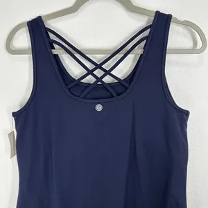T by Talbots Athletic Dress Size L Navy‎ Blue Sleeveless Tank NWT Sporty Golf thumbnail 5