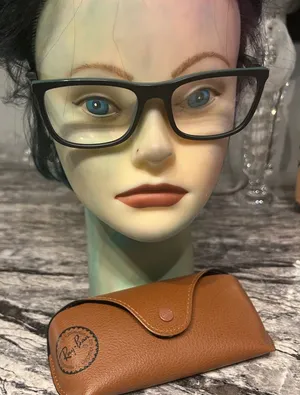 Ray-Ban Women’s Black Frame Glasses with Brown Case FRAME AND CASE ONLY thumbnail 1