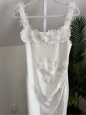 Elliatt Charlotte Gown in Ivory size small thumbnail 6