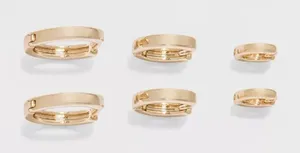 Small Hoop Earring Set 3 pc. Gold-a new day thumbnail 1