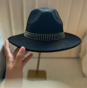 Women’s Fedora hat black thumbnail 1