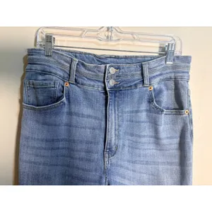 Artemis Vintage Flare Jeans 15/31 Light Wash Double Button High Rise Stretch‎ thumbnail 8